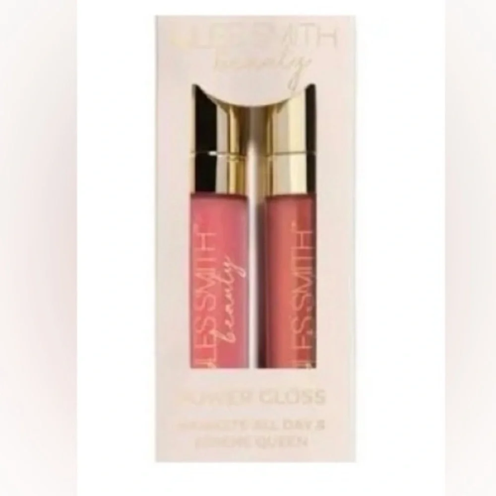 Jules Smith NWT Power Gloss Duo Namaste All Day Lipgloss Serene Queen Pink OS